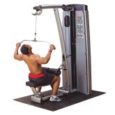 DUAL LAT/ROW-MACHINE, FREESTANDING 210LB STACK