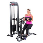 Pro Select Ab And Back Selectorized, 210lb Stack