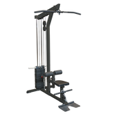 Lat Machine, Low Row, Plate Loaded