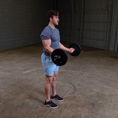 Standard Curl Bar-47", Chrome