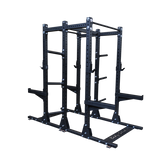 Double Half Rack, 2 Sided Half Rack designed for commercial gym training, showcasing its sturdy construction and multiple utility.