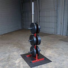 Best Fitness Oly Plate Tree and Bar Holder