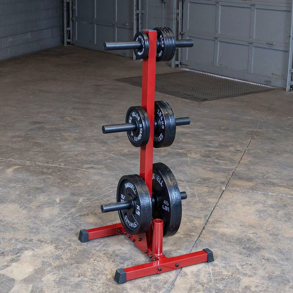 Best Fitness Oly Plate Tree and Bar Holder