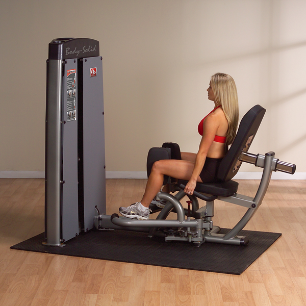 DUAL INNER OUTER THIGH MACHINE, FREESTANDING, 210LB STACK