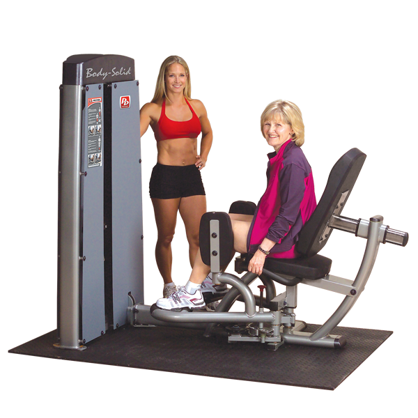 DUAL INNER OUTER THIGH MACHINE, FREESTANDING, 210LB STACK