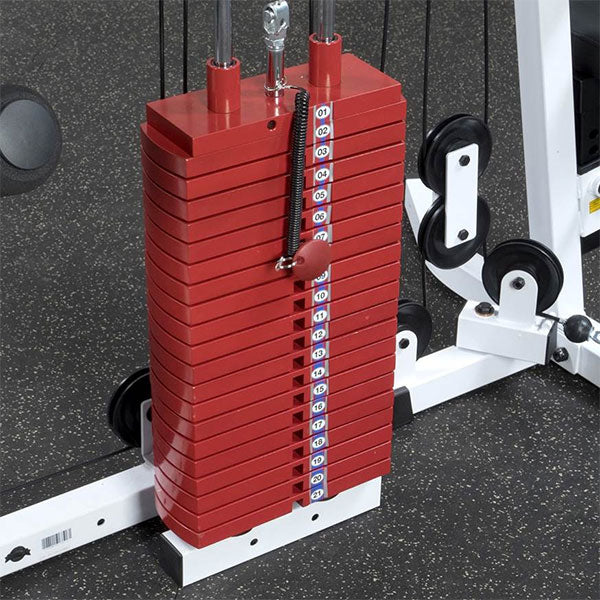 Premium Red 200 lb Weight Stack