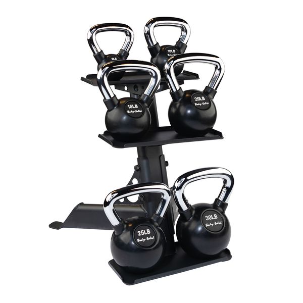 Compact Kettlebell Rack (Black)