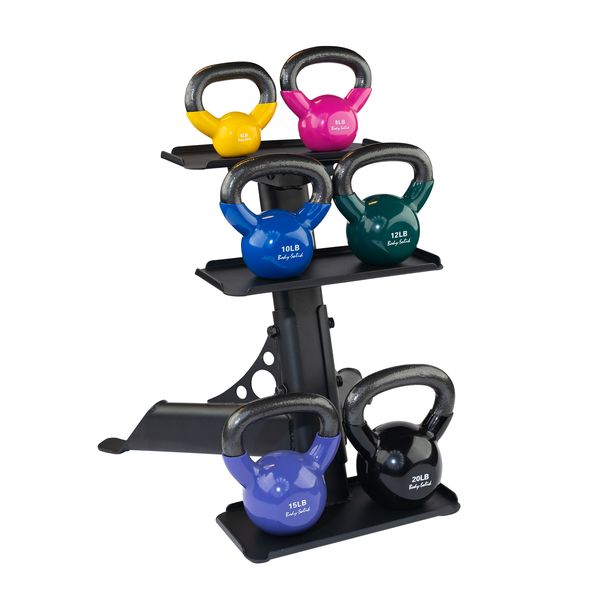 Compact Kettlebell Rack (Black)