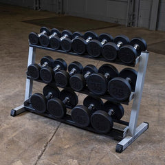 3 Tier Horizontal 48" Dumbell Rack