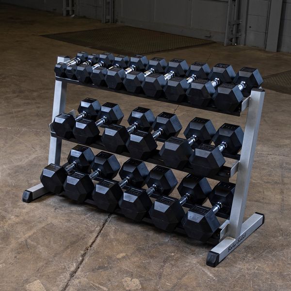 3 Tier Horizontal 48" Dumbell Rack