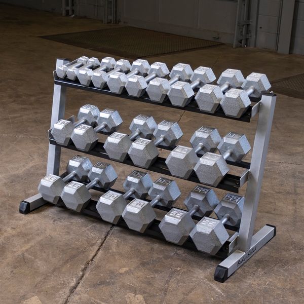 3 Tier Horizontal 48" Dumbell Rack