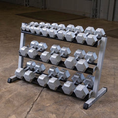 3 Tier Horizontal 48" Dumbell Rack