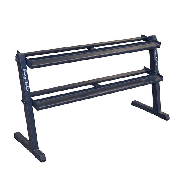 2 Tier Horizontal Dumbell Rack (Black)