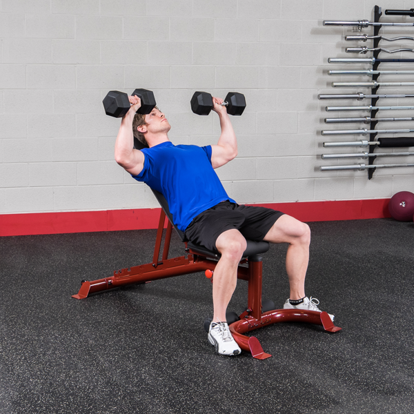 Flat/Incline/Decline Bench, Red Frame