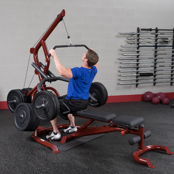 Corner Leverage Gym Package, Includes GFID100 Bench