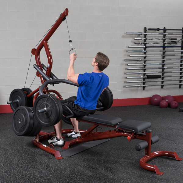 Corner Leverage Gym Package, Includes GFID100 Bench