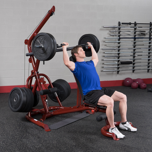 Corner Leverage Gym Package, Includes GFID100 Bench