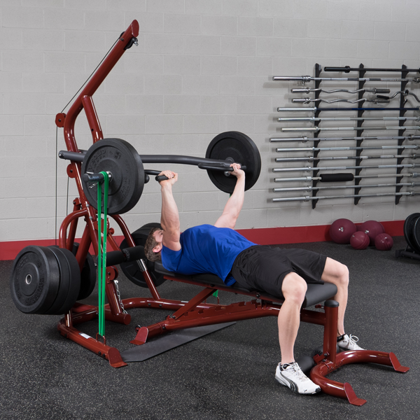 Corner Leverage Gym Package, Includes GFID100 Bench