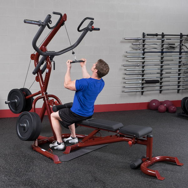 Corner Leverage Gym Package, Includes GFID100 Bench