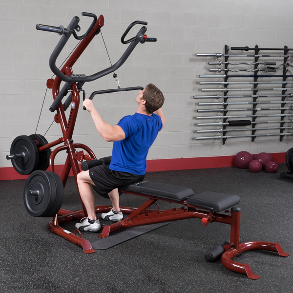 Corner Leverage Gym Package, Includes GFID100 Bench