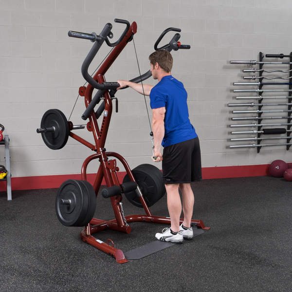 Corner Leverage Gym Package, Includes GFID100 Bench