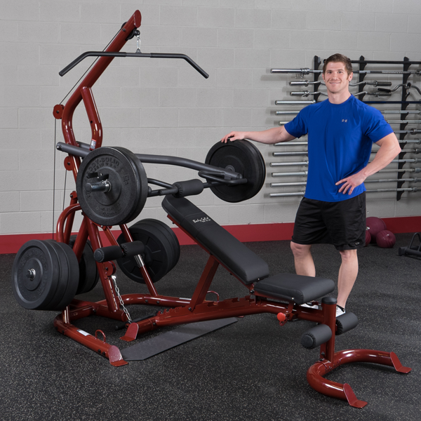 Corner Leverage Gym Package, Includes GFID100 Bench