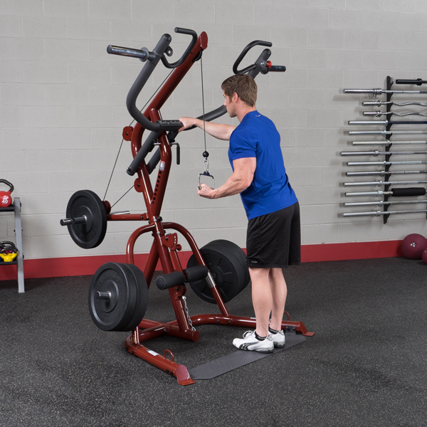 Corner Leverage Gym Package, Includes GFID100 Bench