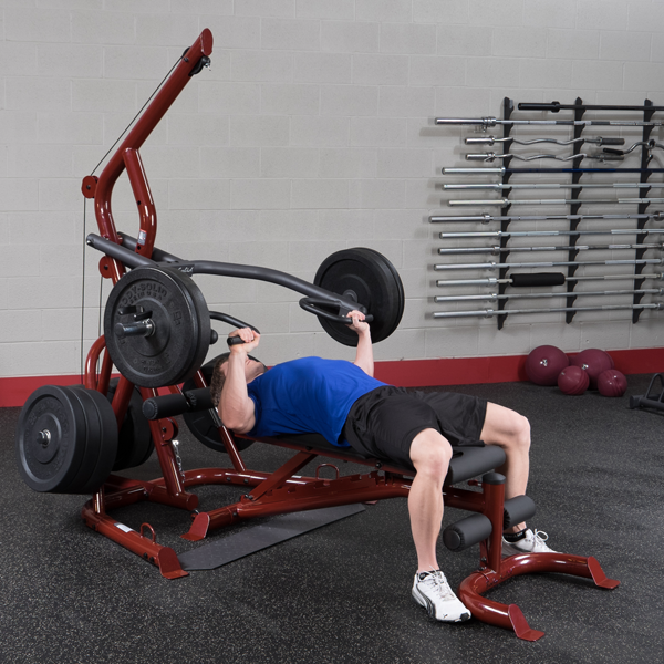 Corner Leverage Gym Package, Includes GFID100 Bench