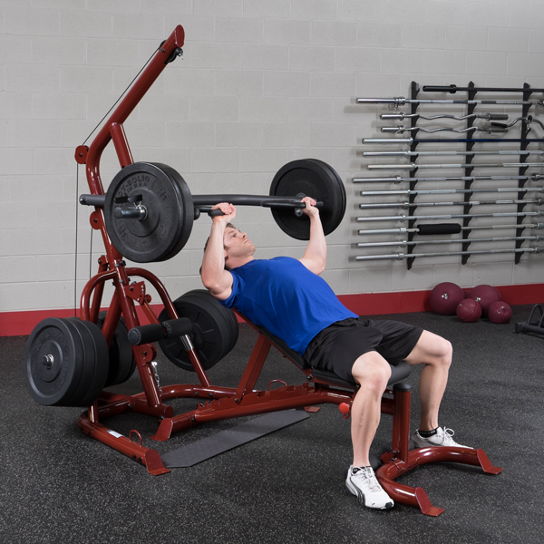 Corner Leverage Gym Package, Includes GFID100 Bench