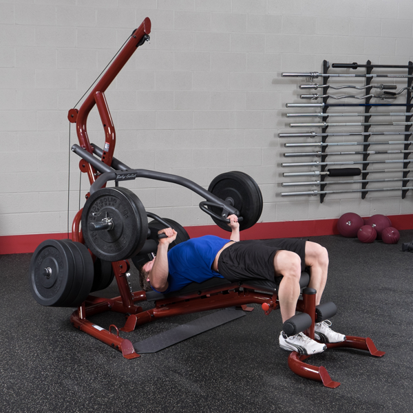 Corner Leverage Gym Package, Includes GFID100 Bench