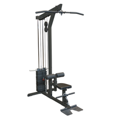 Lat Machine, Low Row, Plate Loaded