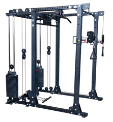 Functional Trainer Attachment with Weight Stacks