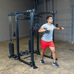 Functional Trainer Attachment with Weight Stacks