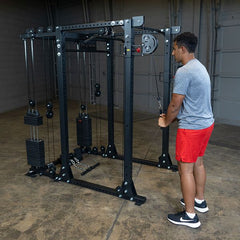 Functional Trainer Attachment with Weight Stacks