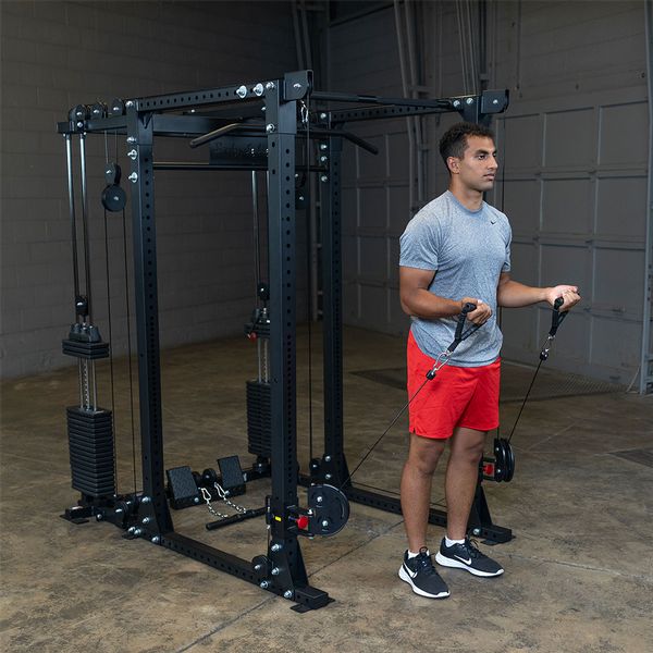 Functional Trainer Attachment with Weight Stacks