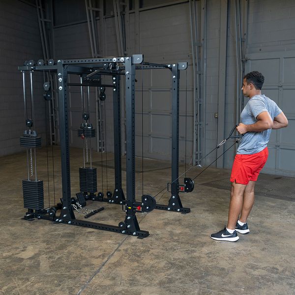 Functional Trainer Attachment with Weight Stacks