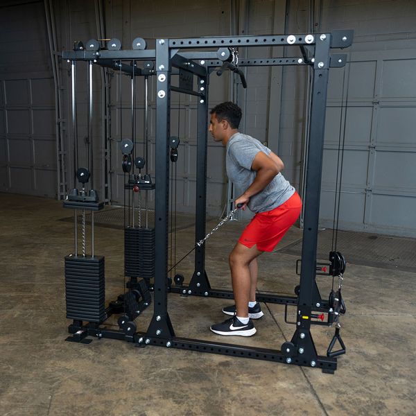 Functional Trainer Attachment with Weight Stacks