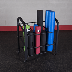 Foam Roller and Yoga Mat Rack