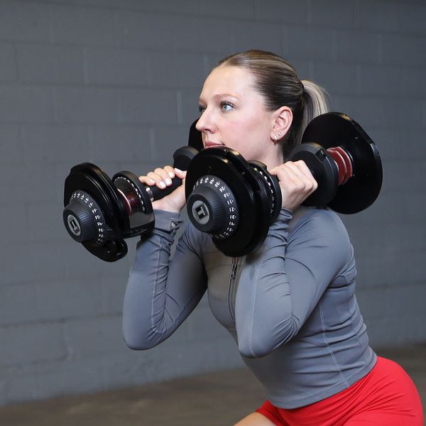 Pair of Adjustable Dumbbells 11-66lbs