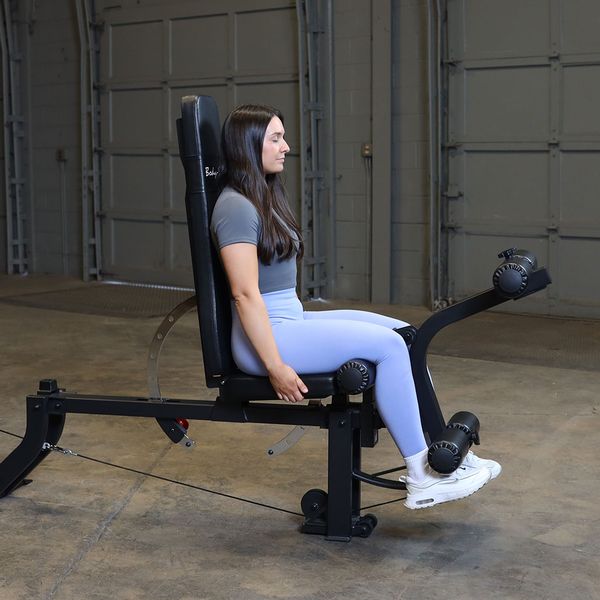 Adjustable Bench, w cabled Leg Developer