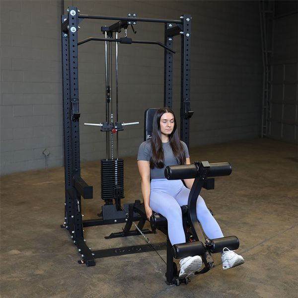 Adjustable Bench, w cabled Leg Developer