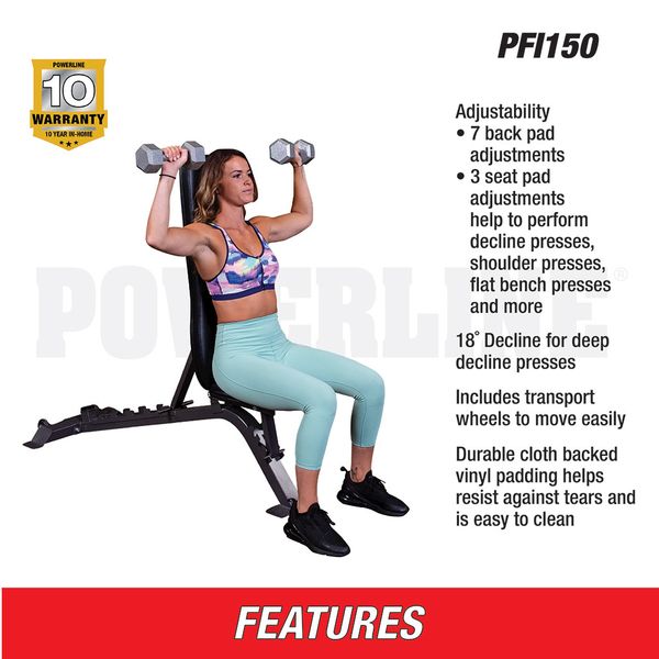 Powerline Flat Incline Bench