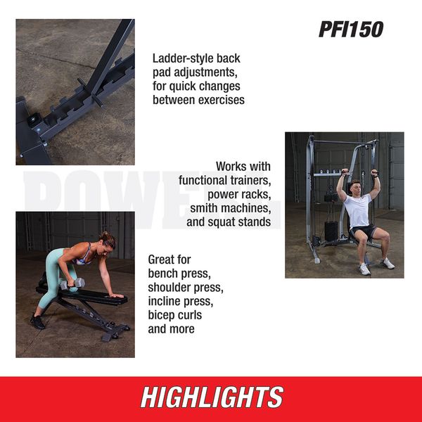 Powerline Flat Incline Bench