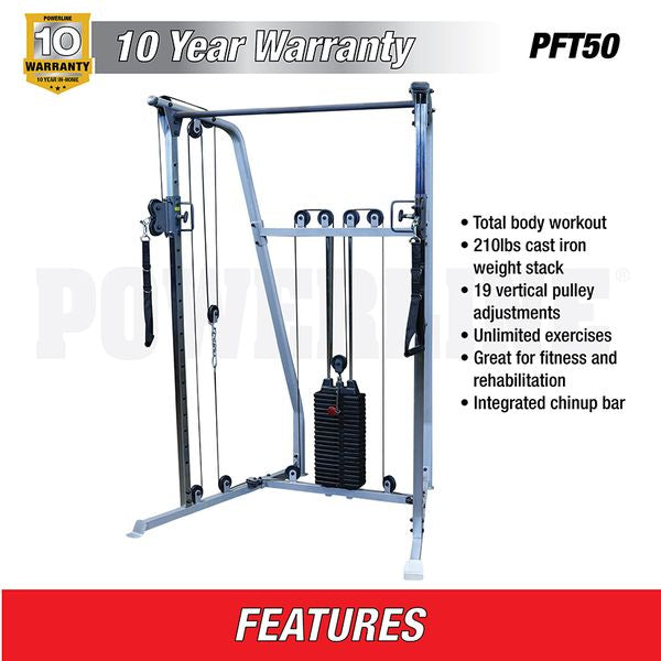 Powerline Functional Trainer, 1 x 210lb stack