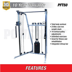 Powerline Functional Trainer, 1 x 210lb stack