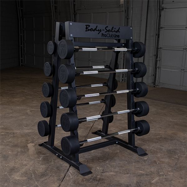 Fixed Barbell, Fixed Curl Bar Rack