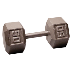 Cast Iron Hex Dumbbells 50lb