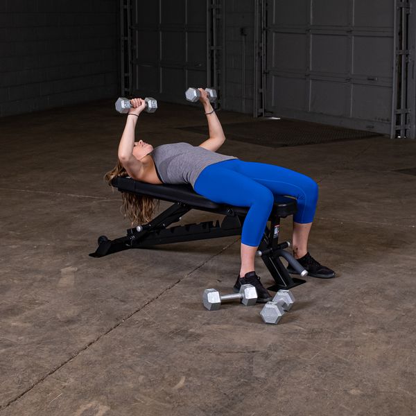 Pro Clubline Flat, Incline Bench, Black