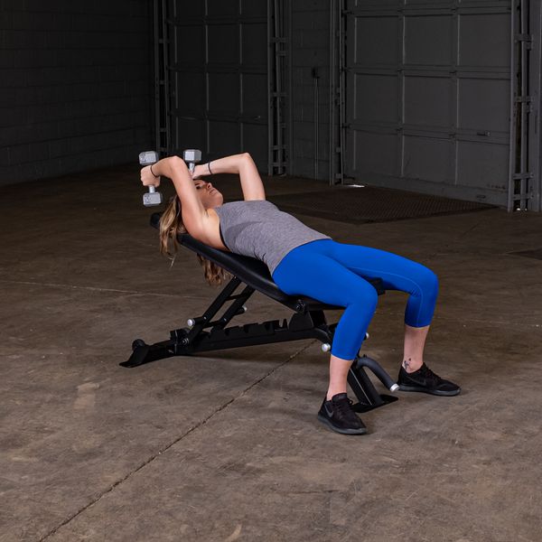 Pro Clubline Flat, Incline Bench, Black