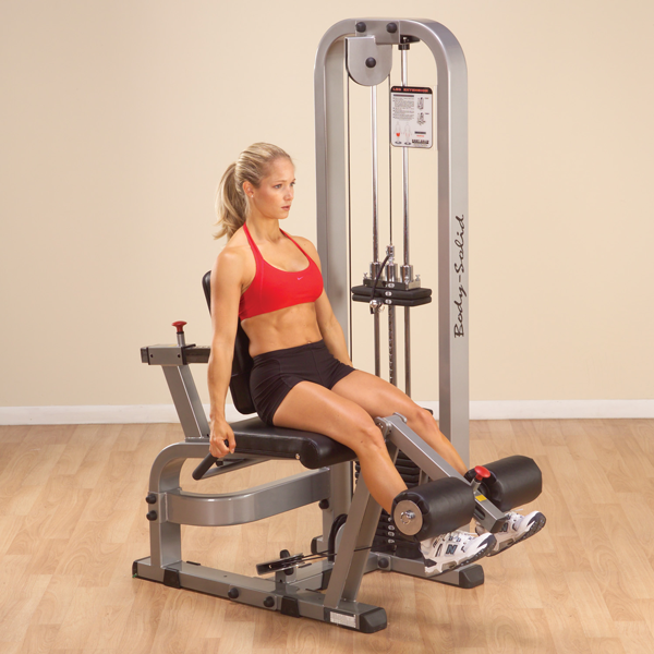 PCL LEG EXTENSION MACHINE 210 LB STACK